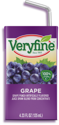 VeryFine 4.23oz Grape Juice pouch