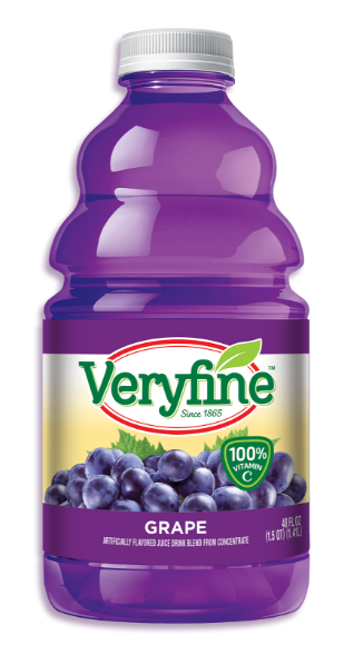 VeryFine 48oz Grape Juice bottle